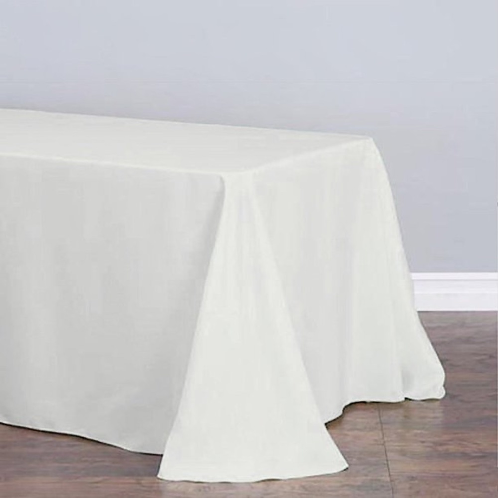 Ivory Rectangular Tablecloth
